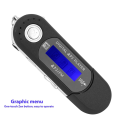 MP3 Player MP3 USB Player with Earphone 8GB, Portable with LCD Screen for Walking Running. 