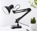 Modern Adjustable Swing Arm Study Lamp Led Table Lamp With Clamp And Free Bulb. 