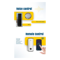Tuya Smart Plug Voice Control Wi-Fi SocketTimer Remote Control Energy Monitor EU Plug. 