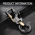Alloy Metal Bottle Opener Design Car Key High-end Chain Keychain with Two Key Ring- Bottle Openers |. 