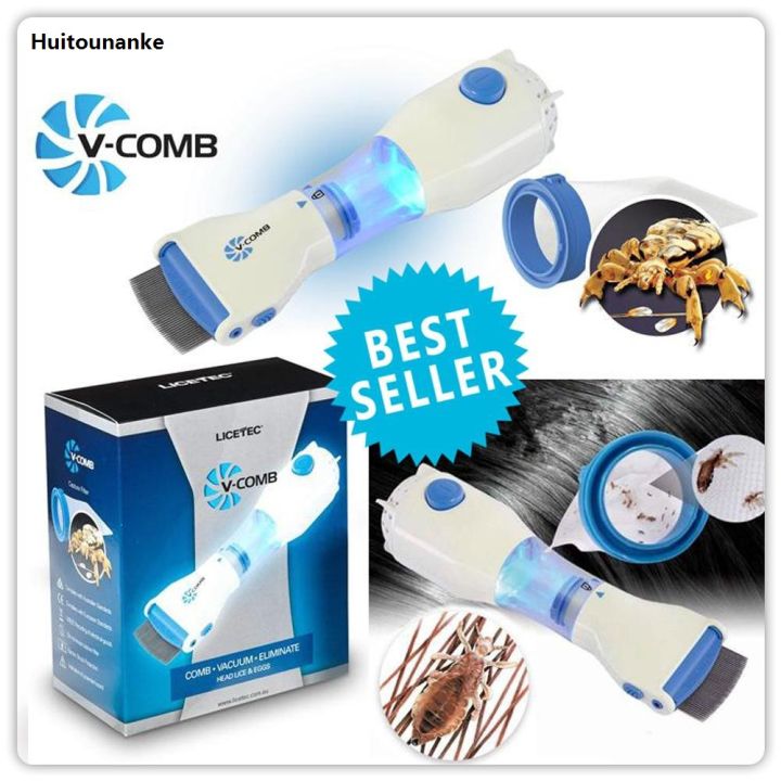 NEW%20Huitounanke%20Full%20Set%20of%20Licetec%20V-Comb%20Anti%20Lice%20and%20Nits%20Device%20Dandruff%20Treatment%20with%20Free%202%20FILTERS%20V%20Comb%20Vacuum%20Comb%20Electric%20Head%20Machine%20Removes%20With%20Their%20Eggs%20-%20Image%204
