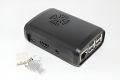 Raspberry pi 3 Model B/B+ ABS Glossy Black Blob case. 