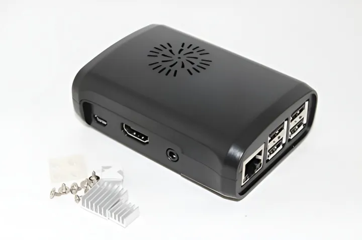Raspberry%20pi%203%20Model%20B/B+%20ABS%20Glossy%20Black%20Blob%20case%20-%20Image%202