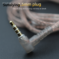 Sutuiying New Anrushide KZ Headphone Cord High-Purity Copper Cube Mixed Upgrade Cable Earphone 【2025 Version】 Wire Original Replacement KZ ZST ZSR ZSN Pro Headset Wire. 