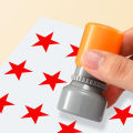 School Teachers Family Use Red Five-pointed Star Stamp Encourage Children Teaching Award Stamp Automatic Ink DUJU. 