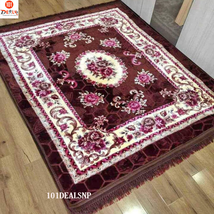 Super Soft Imported 3D Cutted Carpet Rug (180X 200cm)