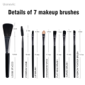 Uonevic Tools: plastic handles, closing bases, eyeshadow brushes, makeup powders, Profesional cs makeup brushes, 5/7/8/15/20p into soft brushes, makeup. 