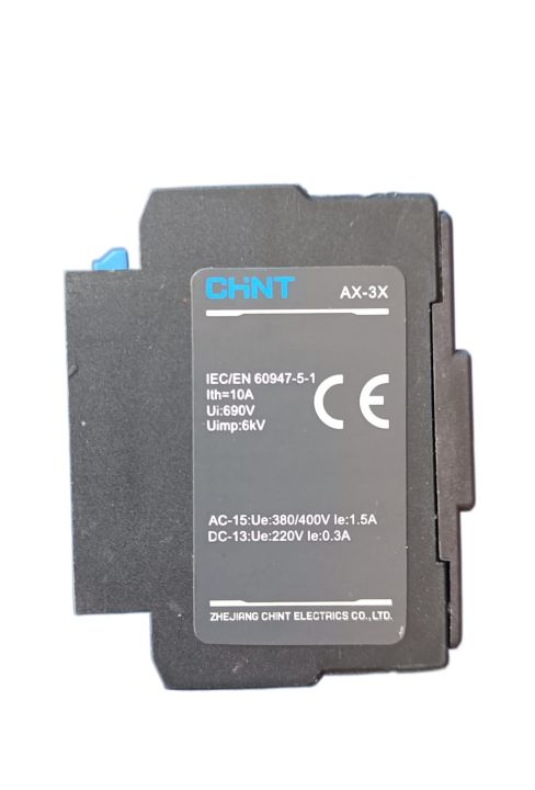 Chint:%20Top%20Mounted%20Auxiliary%20Contact%20for%20NXC%20Contactor%204-Pole%20-%20Image%202