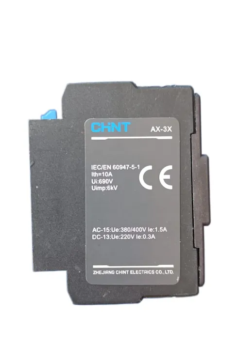 Chint:%20Top%20Mounted%20Auxiliary%20Contact%20for%20NXC%20Contactor%204-Pole%20-%20Image%202