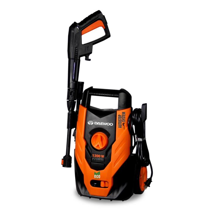 Daewoo 1200W Pressure Washer For Car And Home Use With Shampoo Bottle