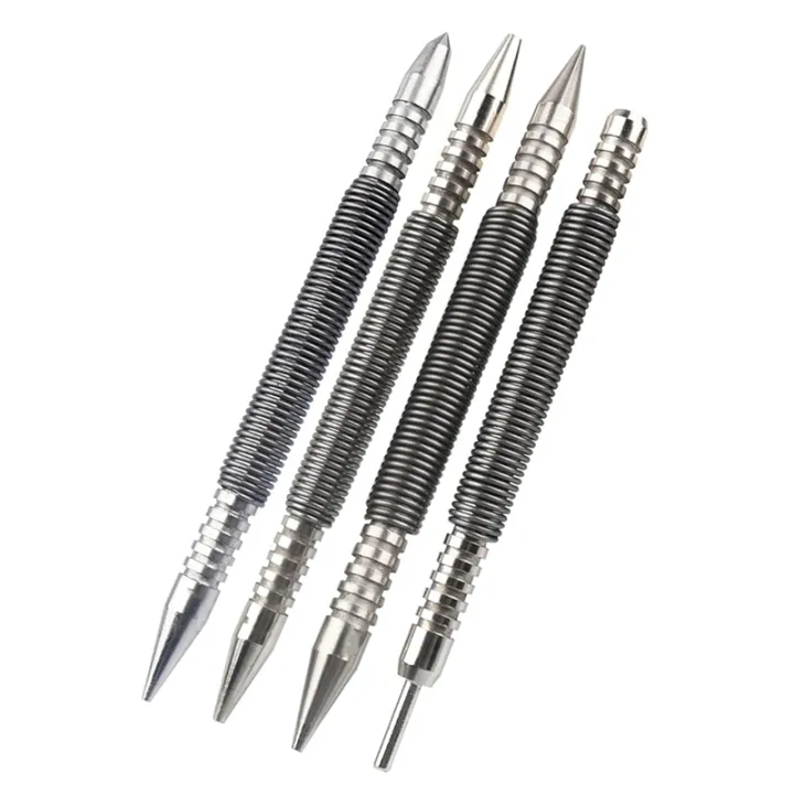 ARELENE Spring Nail,Dual Heads Nail Setter,4pc Hammerless Door Hinge ...