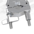 ARELENE 2X Drum Clamp Metal Drum Stand Extension Clip Rod Connecting Bracket Clip Percussion Drum Accessories Instruments. 
