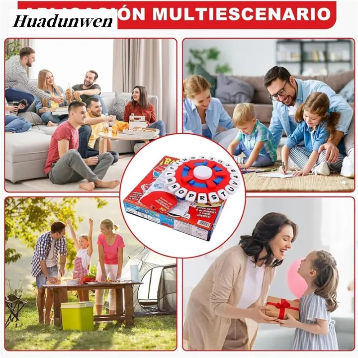 Huadunwen%20Fit,%20Gift%20Toys%20Educational%20Pressed%20Letters%20Interactive%20Thinking%20New%20Fast%20Board%20Family%20Games%20Word%20Spanish%20-%20Kids%20Games,%206%20years%20old%20-%20Image%205