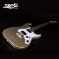 Jet Guitars JS 500 SLS HH Roasted Maple Silver Sparkle w/ Gigbag. 