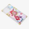Iphone 13 Pro Max Ring Floral Gilter Printed Fashion Cover. 