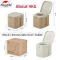 Naturehike Camping Mobile Toilet With Cover Outdoor Portable Removable Inside Barrel Trash Box Travel Urinal WC Toilet Seat. 