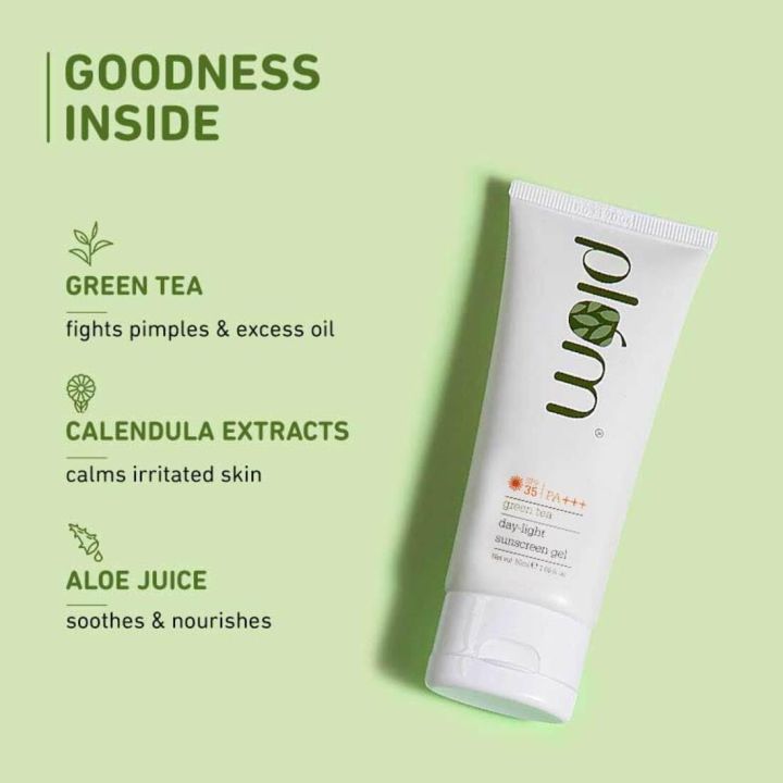 Plum%20Green%20Tea%20Day-Light%20Sunscreen%20Gel%20SPF%2035%20PA+++,%2050ml%20-%20Image%205