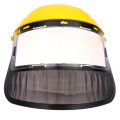 Garden Grass Trimmer Safety Helmet Hat With Full Face Mesh Protective Mask For Logging Brush Cutter Forestry Protection Natuo. 
