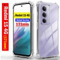 Transparent Funda for Redmi 15 4G 171mm Global Case Ultra Thin HD Clear Soft Shockproof Cover Capa. 