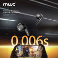 MWC STAR MT1 | Bluetooth 5.4 TWS | Only 6ms Ultra Low Latency | 13mm Driver | Semi In-Ear Gaming Earbuds | Unique & Perfect Design | Mini Size Buds | iPx4 Water Dust & Sweat Resistant | 30Hrs Playback | Available in 3 Colors. 
