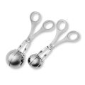 Kitchen accessories Rice Balls, Ice Cream Balls Stainless Steel Meatball Mold With Hole Silver Kitchen Tools Kitchen Utensil Meatball Spoon Meatball Maker Demoo. 