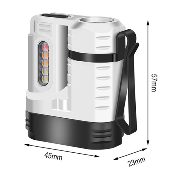 LED%20Flashlight%20Keychain%20Work%20Light%20USB%20Rechargeable%20Clip%20Torch%20-%20Image%205