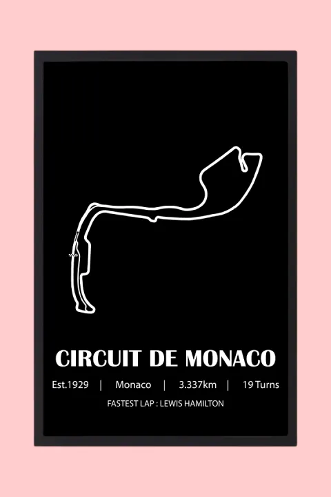 Circuit%20de%20Monaco%20Wall%20Frame%20%7C%20Formula%201%7C%20Wall%20Frame%20-%20Image%203