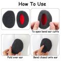 Winter Warm Bandless Windproof Ear Muffs Earmuffs Cold Weather Ear Warmers. 