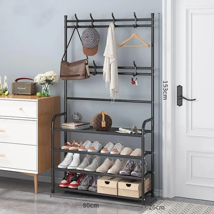 Multifunctional%202-in-1%20Hallway%20Rack%20Stand%204%20%20layers%20Shoe%20Shelves%20-%20Easily%20Portable%20Shoe%20Racks%20-%20Image%203