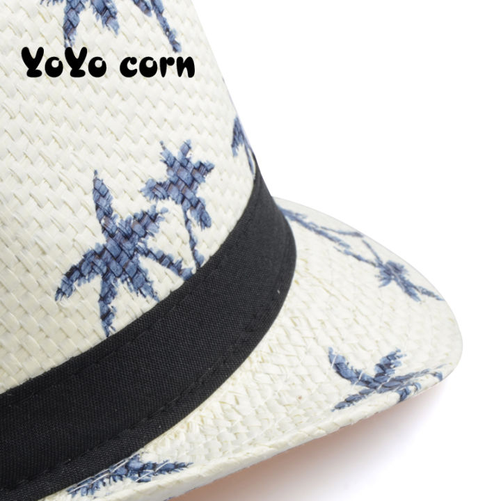 New%20goodsgrassWork%204%20color%20knitted%20sun%20hat%20children's%20RN%20summer%20grass%20YOYOCO%20beach%20sun%20hat%20Trilby%20panama%20hat%20boys%20girls%20children's%20hands%20-%20Image%205