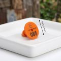 100 Sets Practical Plastic Rabbits Ear Tag Durable Soft Animal Identification Tag Numbered Ear Marker Meat Inspection. 