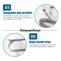 Renyuan 【linfang store】Cpap Mask Nasal Mouth Face Mask For Air Machine 2025 Relief Sleep Apnea Anti Snoring Full Face Respirator Mask. 