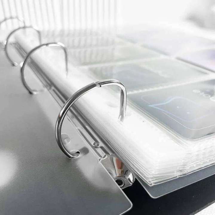 A4%20Binder%20Photocards%20Holder%20Kpop%20Card%20Page%202/3/4/9/10%20PVC%20Free%20Photo%20Album%20Refills%204x6%2010x15%20Pocket%20Sleeves%20-%20Image%204