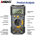 Wenefang Sutuiying ANENG SZ304 Multifunction Digital Multimete True RMS Handheld High Original Portable Precision Tester NCV AC/DC Votage Current Resistance Ohm Tool. 