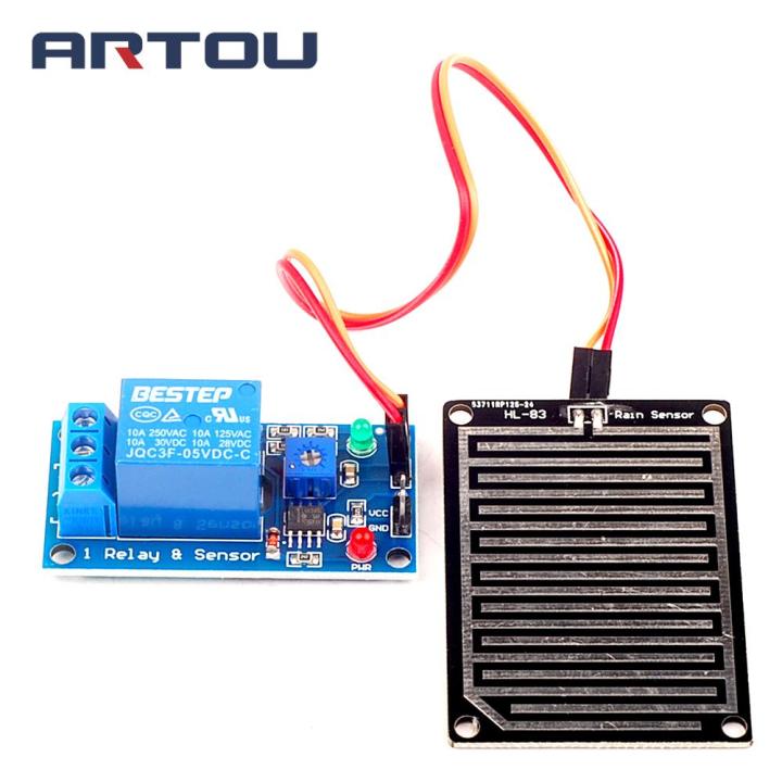 Relay Module For Rain Sensor 5V 12V Raindrops Controller Module Rain Sensor Relay Module For Arduino ...