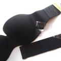 Spandex Strapless Bra For Women With Extra Clear Back Strap. 