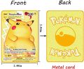 55PCS Pokemon Metal Gold Plated Card - Ultra Rare Collection Cards with CharizardRainbow Golden Vmax DX GX, Best Gift for Collectors, Kids HiQuality New Update. 