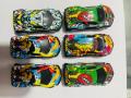 6 Pc Pack Die Cast Racing Car Pull Back Vehicle Toys for Kids Metal Body. 