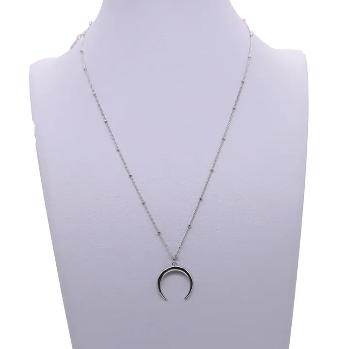 Half%20Moon%20Necklace%20925%20Sterling%20Silver%20Crescent%20Moon%20Pendant%20Necklace%20Horn%20Choker%20Women%20Delicate%20Kolye%20Jewelry%20Demi%20Lune%20Shape%20-%20Image%204