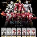 Difutagui Zheng Marvel Authorized Iron Man Armor Mk1-14 Blind Box Building Block New Luxury Assembly Diy Model Figurine Collection Commemorative Item. 