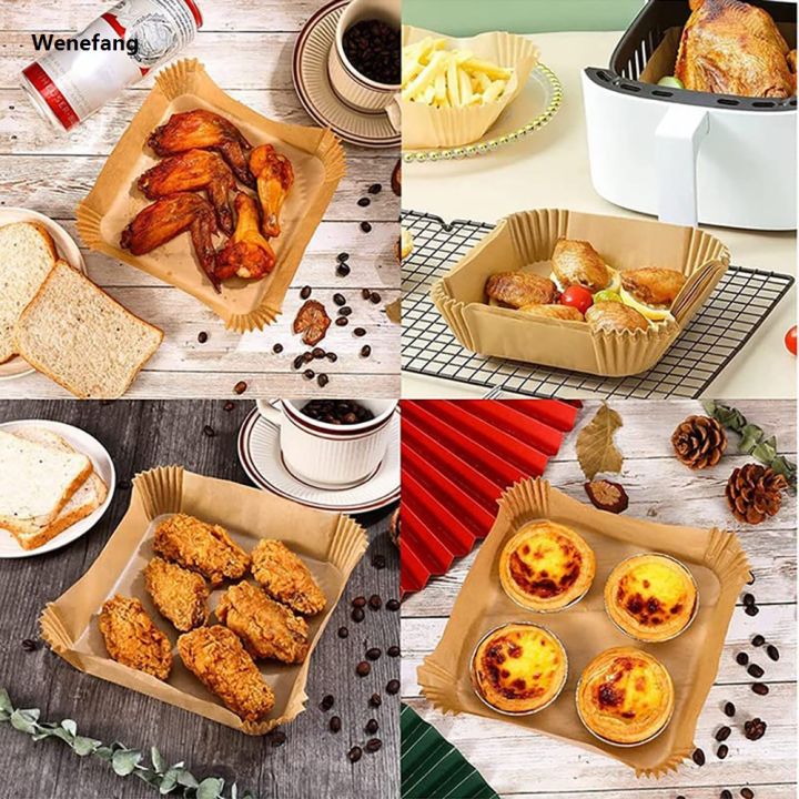 Wenefang%20100PCS%20Large%20Air%20Fryer%20Disposable%20Paper%20Liner%20Square%2023cm%20Non-stick%20Luxury%20Airfryer%20Parchment%20Baking%20Paper%20for%20Cooking%20Steaming%20Basket%20-%20Image%203