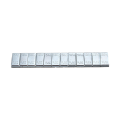OYPFXMI 12x Adhesive Car Truck Tire Tyre Wheel Balance Weights Strips 2.1oz/60g Silver. 