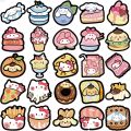 Uonevic ody anime My Melitty Kello Kthings Sanrio cartoon cute funny food 10/30/50pcs New sticker aesthetics Huromi decals kawaii kids sticker toys. 