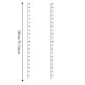 Chart Transparent Height Measurement Wall Sticker 2-Meter Height Waterproof Growth Chart Accurate Without Damaging Walls Measuring Ruler Household. 