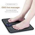 Ems Foot Massager Folding Portable Feet Massage Machine Electronic Muscle Stimulator - Aarshistore. 