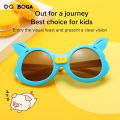 OQ BOGA 6 Styles Fashion Unisex Anti UV Cartoon Cute Pig Ear Frame Kids Sunglasses Children Outdoor Eye Protection Multicolor Plastic Full Rim Sun Glasses. 