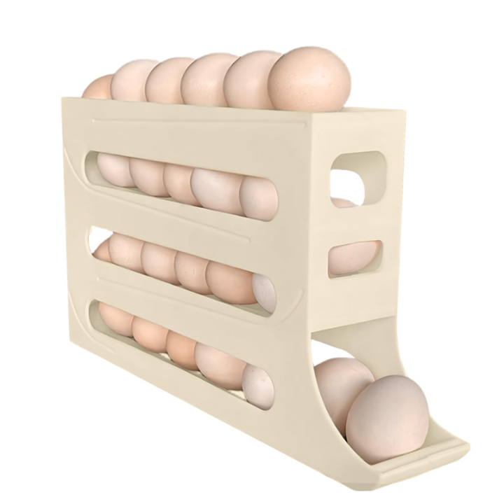 30%20Eggs%20Egg%20Holder%20for%20Fridge%20-Auto%20Rolling%20Fridge%20Egg%20Organizer,%20Space-Saving%20Egg%20Dispenser%20Holder,4%20Tiers%20Fridge%20Easy%20Install%20Easy%20to%20Use%20White%20-%20Image%204