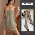 Home Lace Suspenders Nightdress Women Hot Transparent Europe and America Temptation Pajamas Plus Size Lingerie Proxy 77. 
