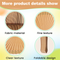 Plain Pure Wood Folding Fan Modern Classical Dance Performances Hand Fan Art Craft F. 