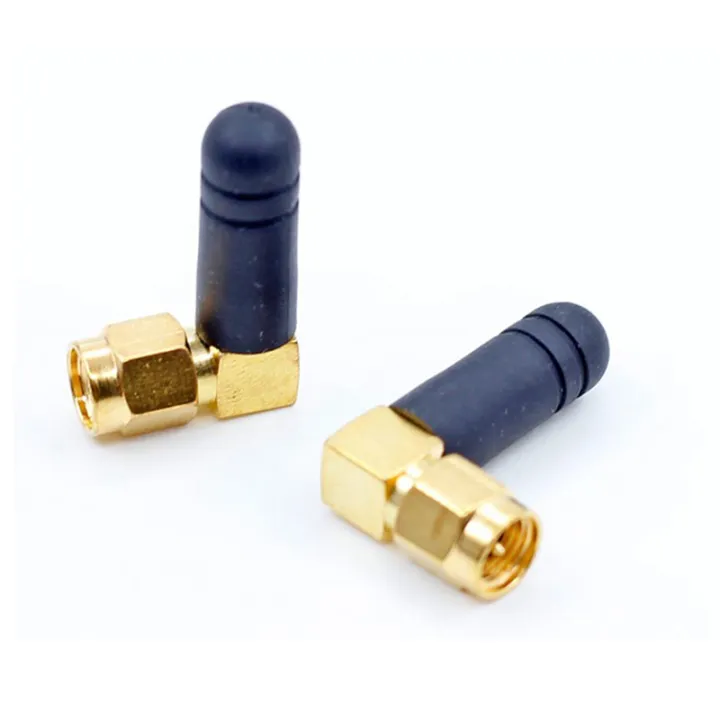 Small Router Antenna 2PCS Mini Rubber 3dBi 2.4ghz WIFI Antenna SMA Male Router Bluetooth ...